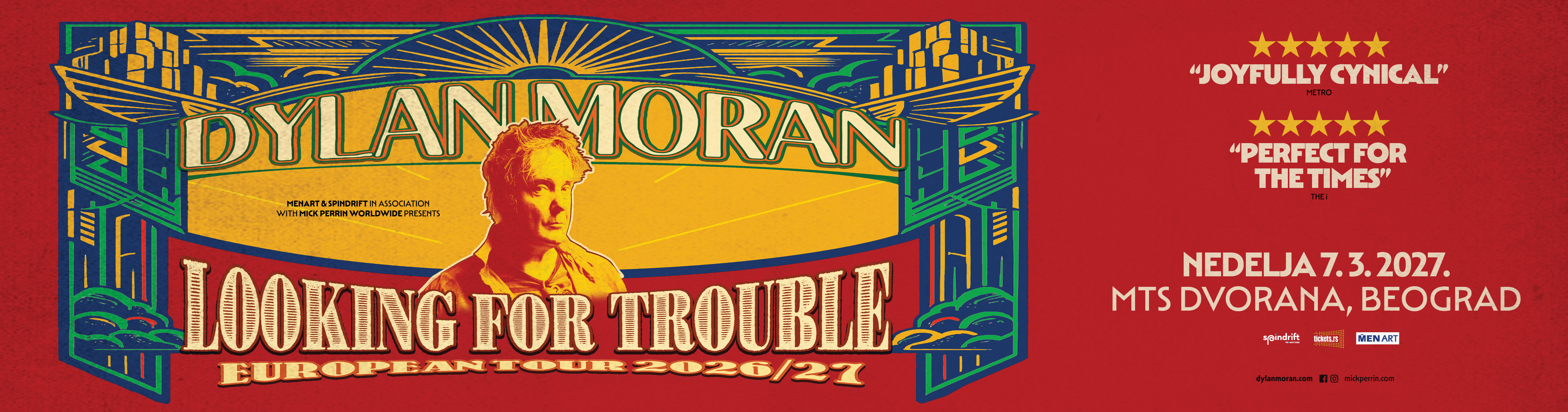 Dylan Moran - LOOKING FOR TROUBLE