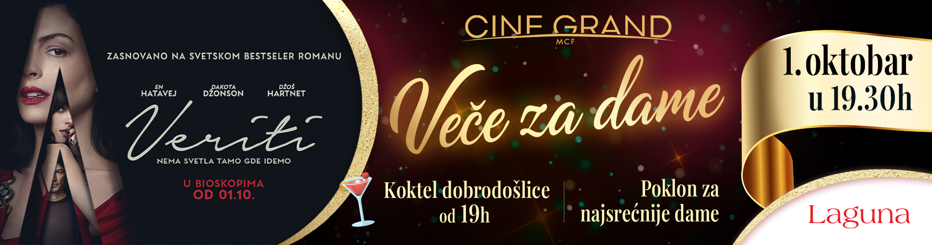 Vee za dame 1 oktobra uz veriti